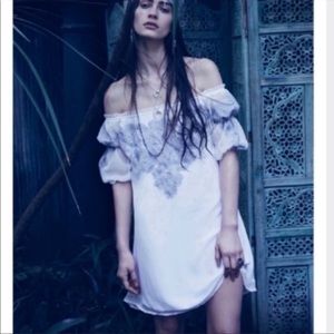 NWOT-For Love & Lemons Sultry Gypsy Dreamer Sicily Off The Shoulder Mini Dress